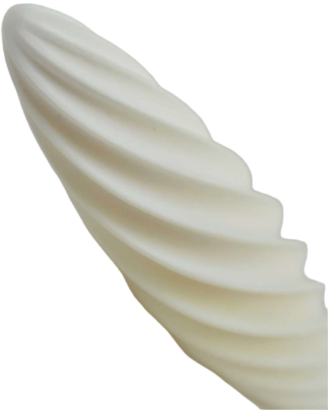 Close-up of the Fevowell Facer from a top-side angle, highlighting its curved ergonomic design and smooth ceramic finish